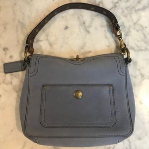 Vintage Coach Little Blue Handbag